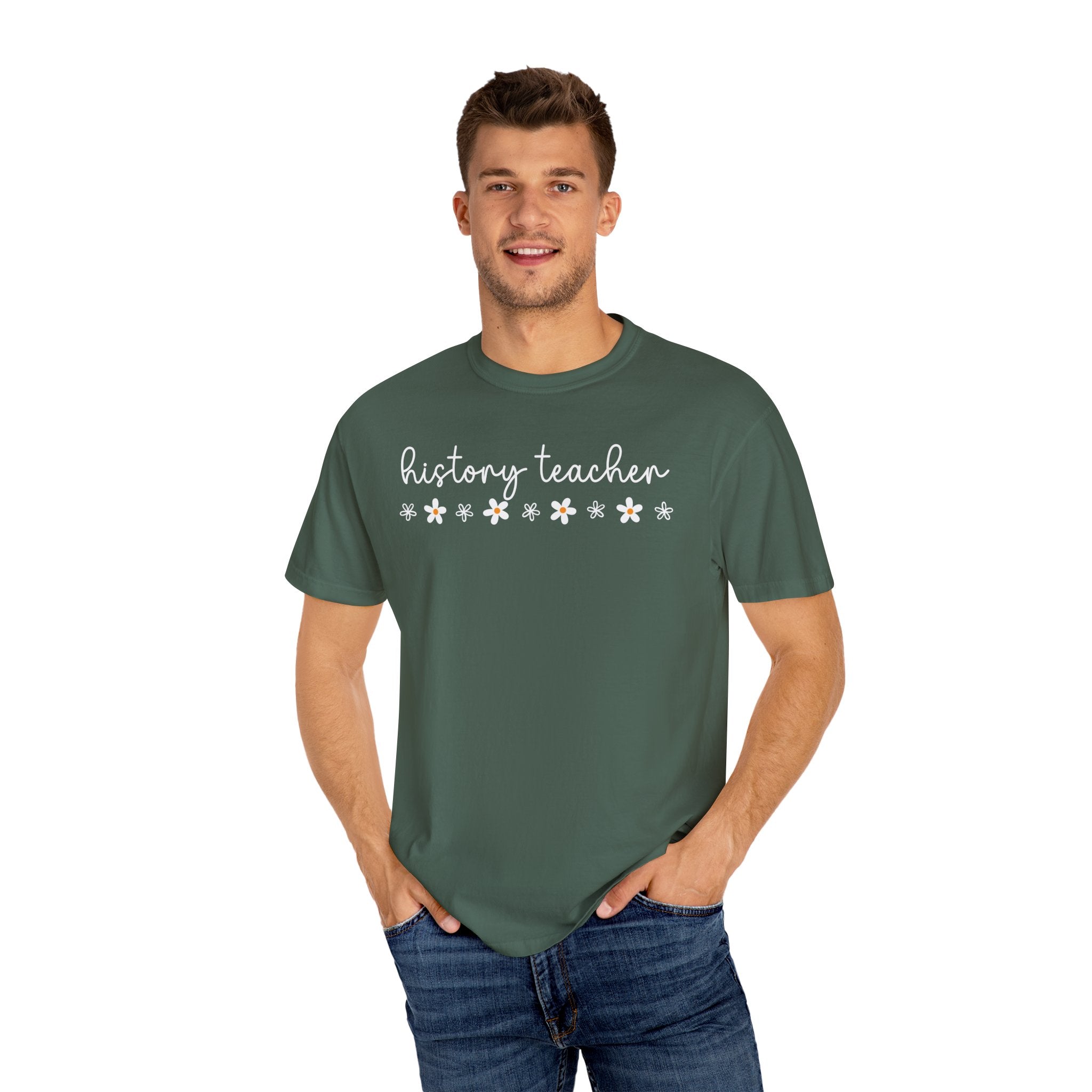 Floral History Teacher T-Shirt