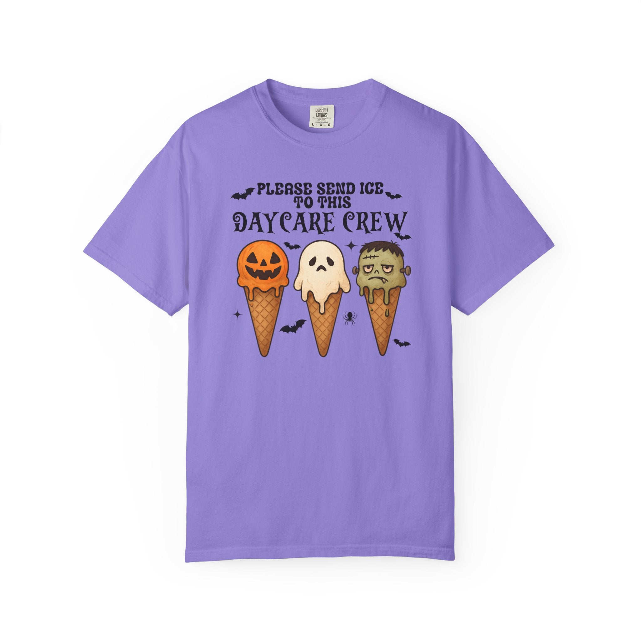 Daycare Teacher Halloween Comfort Colors® Shirt, Early Childhood Education Teacher Shirts, Childcare Director Provider Shirt Nursery Teacher
