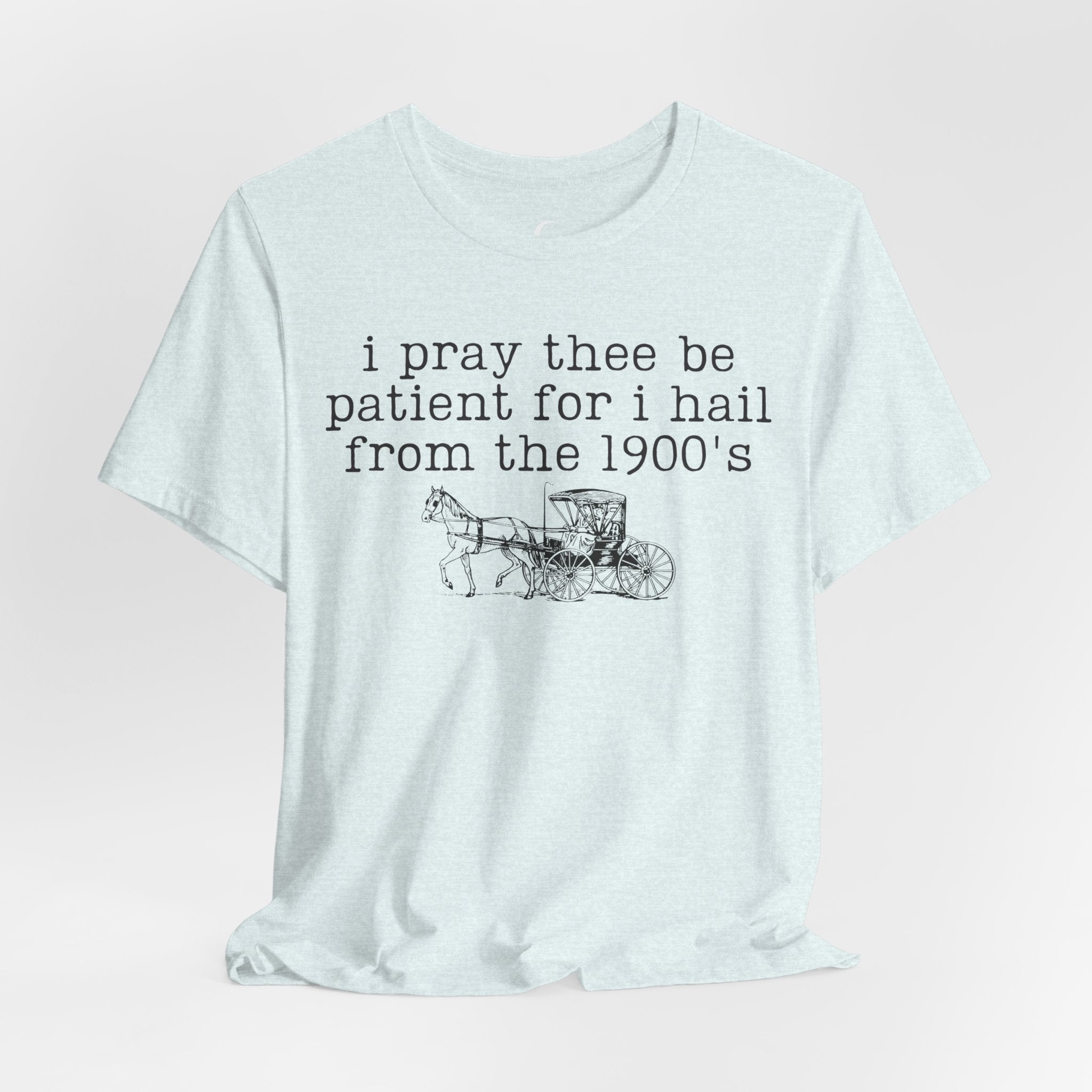I Pray Thee Be Patient I Hail From the 1900s Shirt – Vintage History Teacher Tee