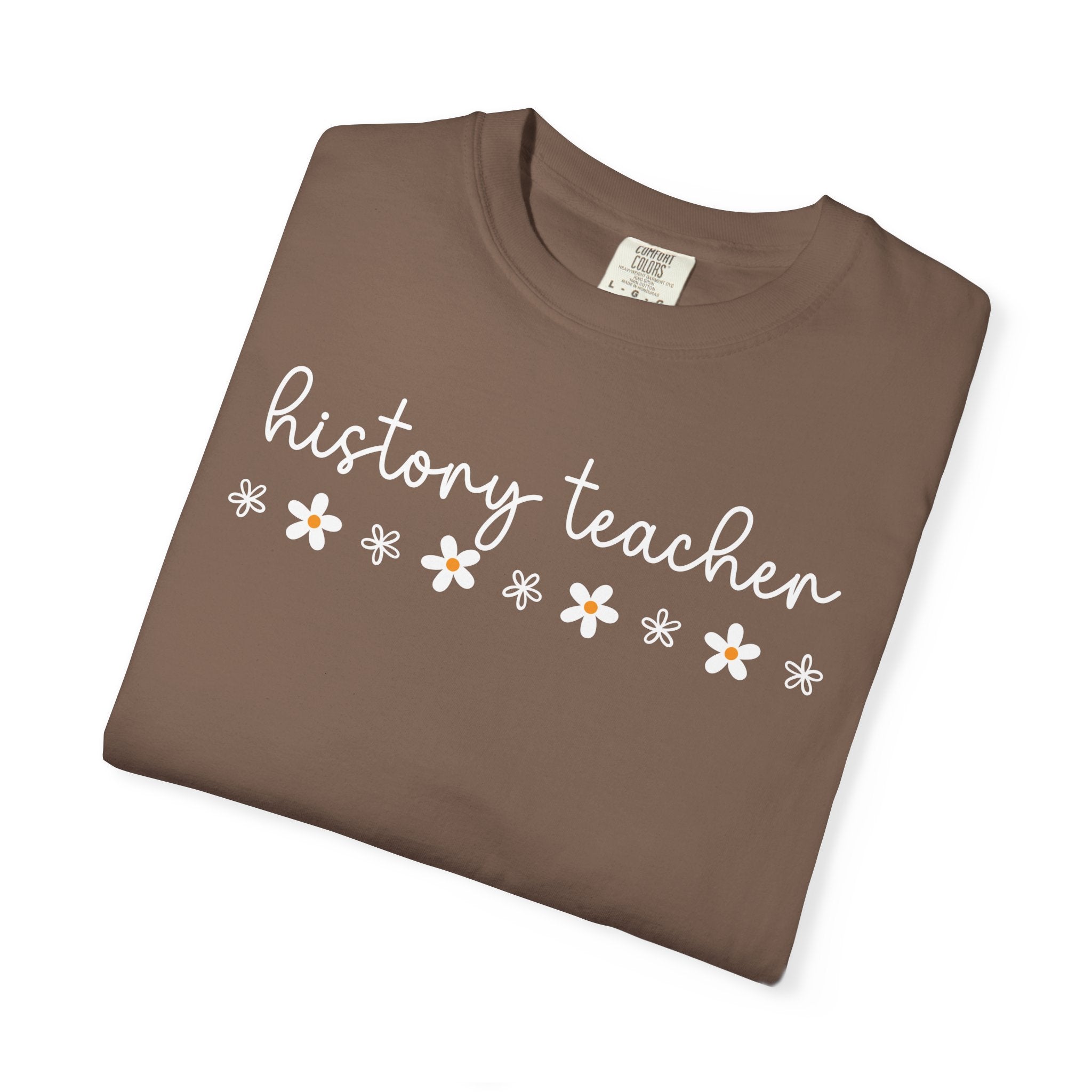 Floral History Teacher T-Shirt