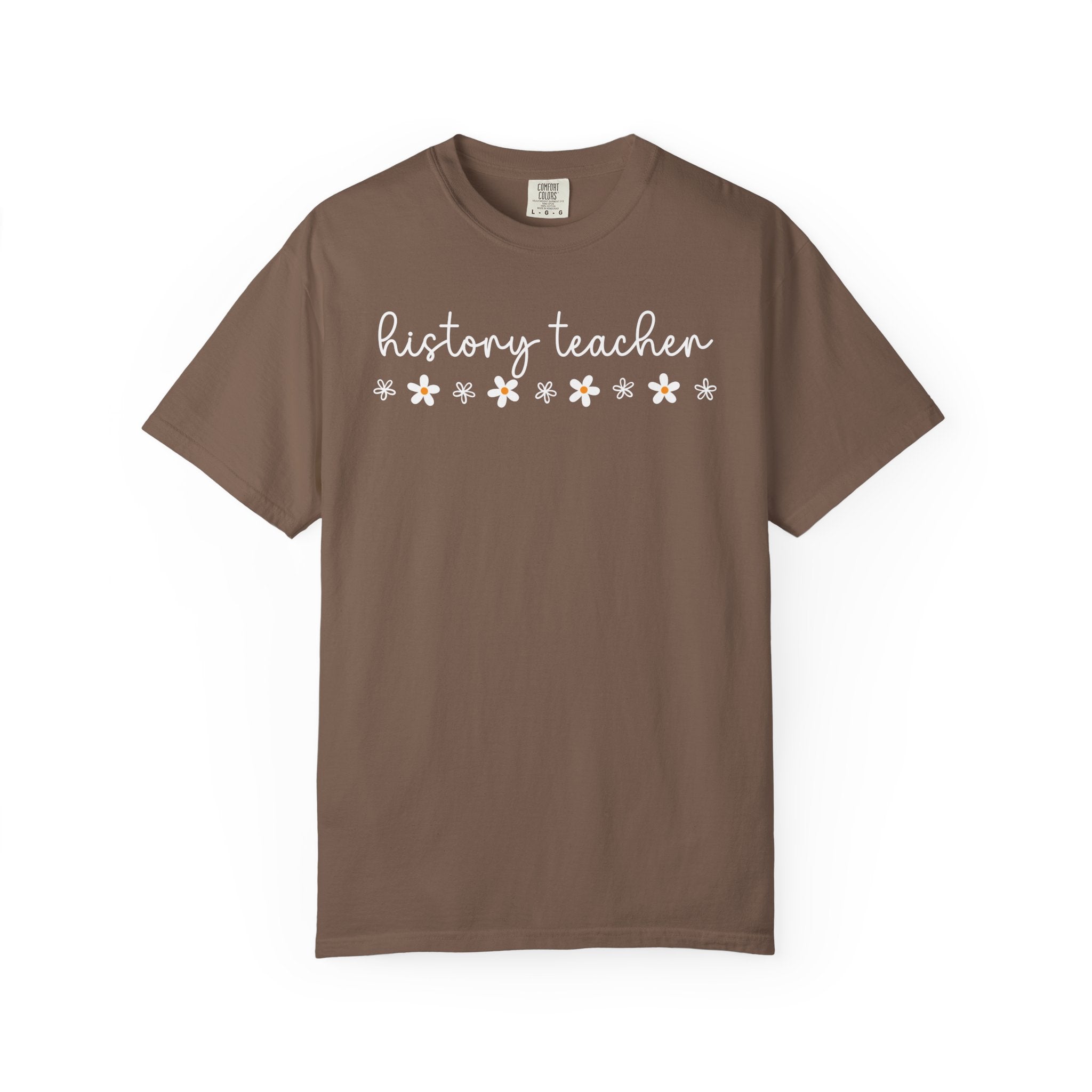 Floral History Teacher T-Shirt