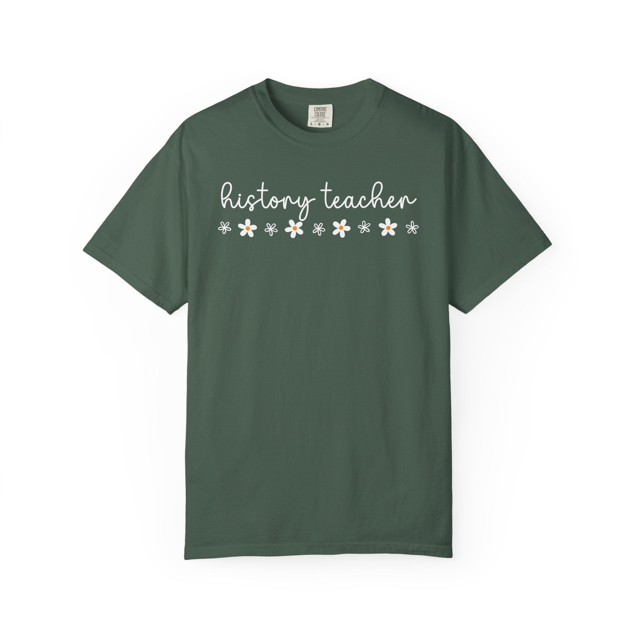 Floral History Teacher T-Shirt