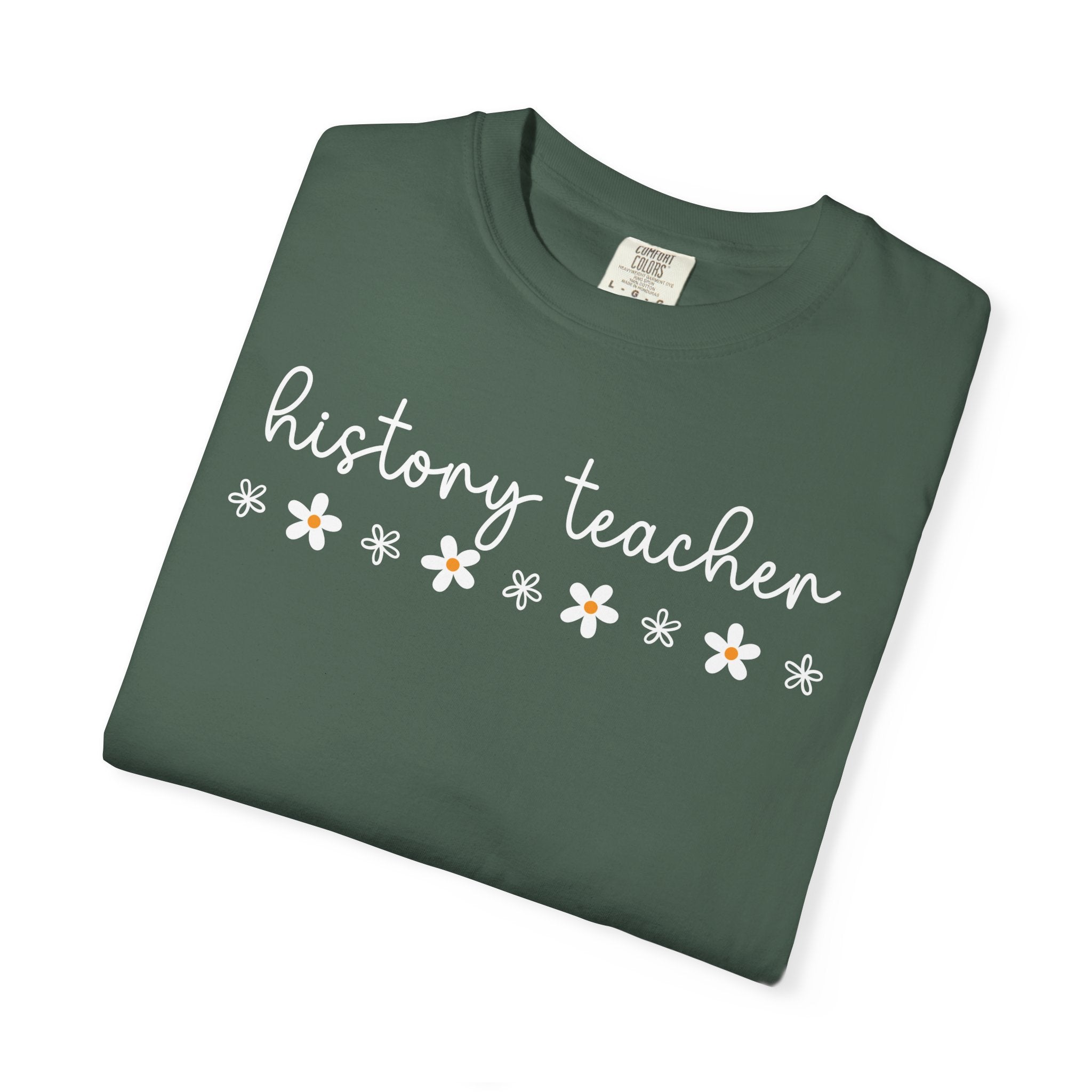 Floral History Teacher T-Shirt