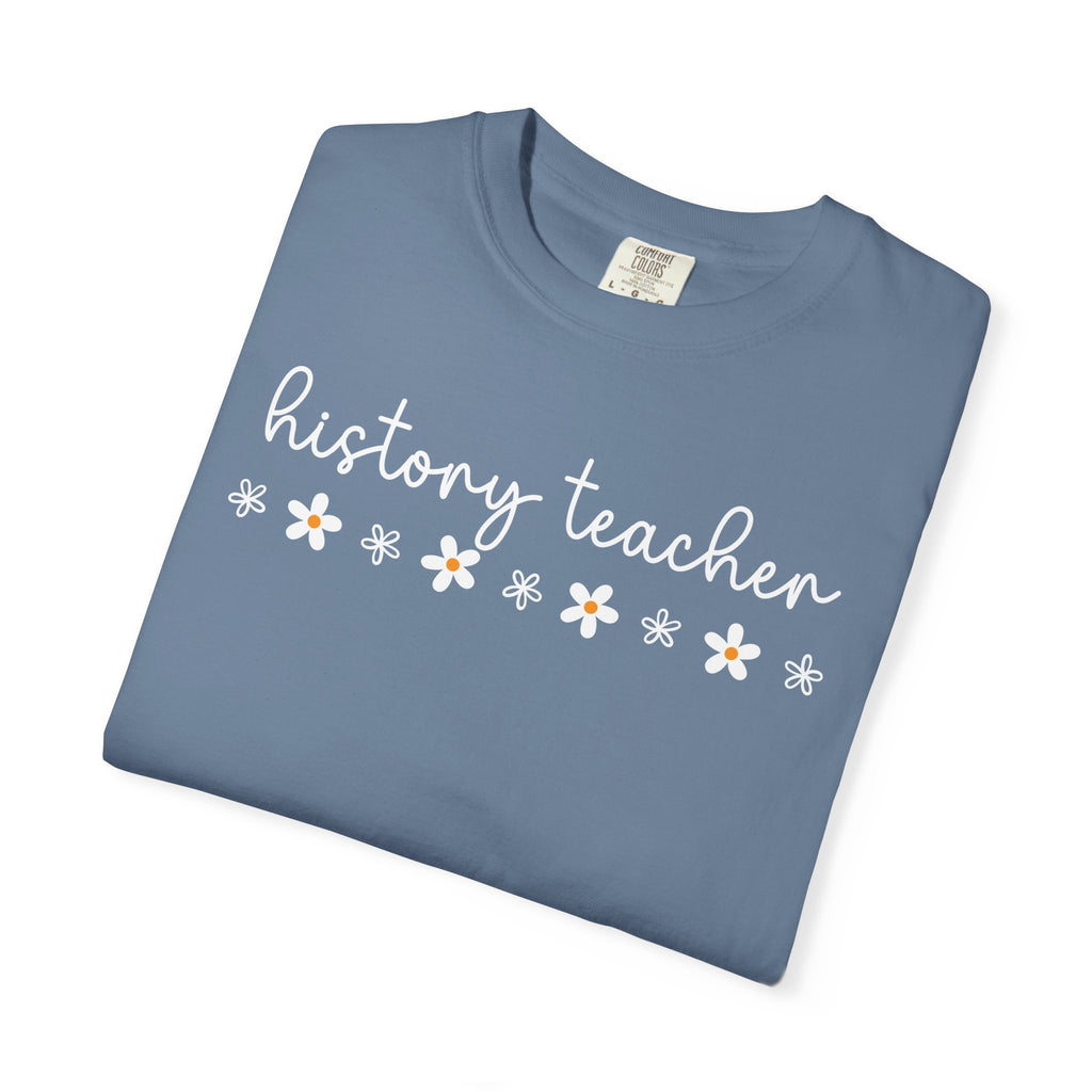 Floral History Teacher T-Shirt