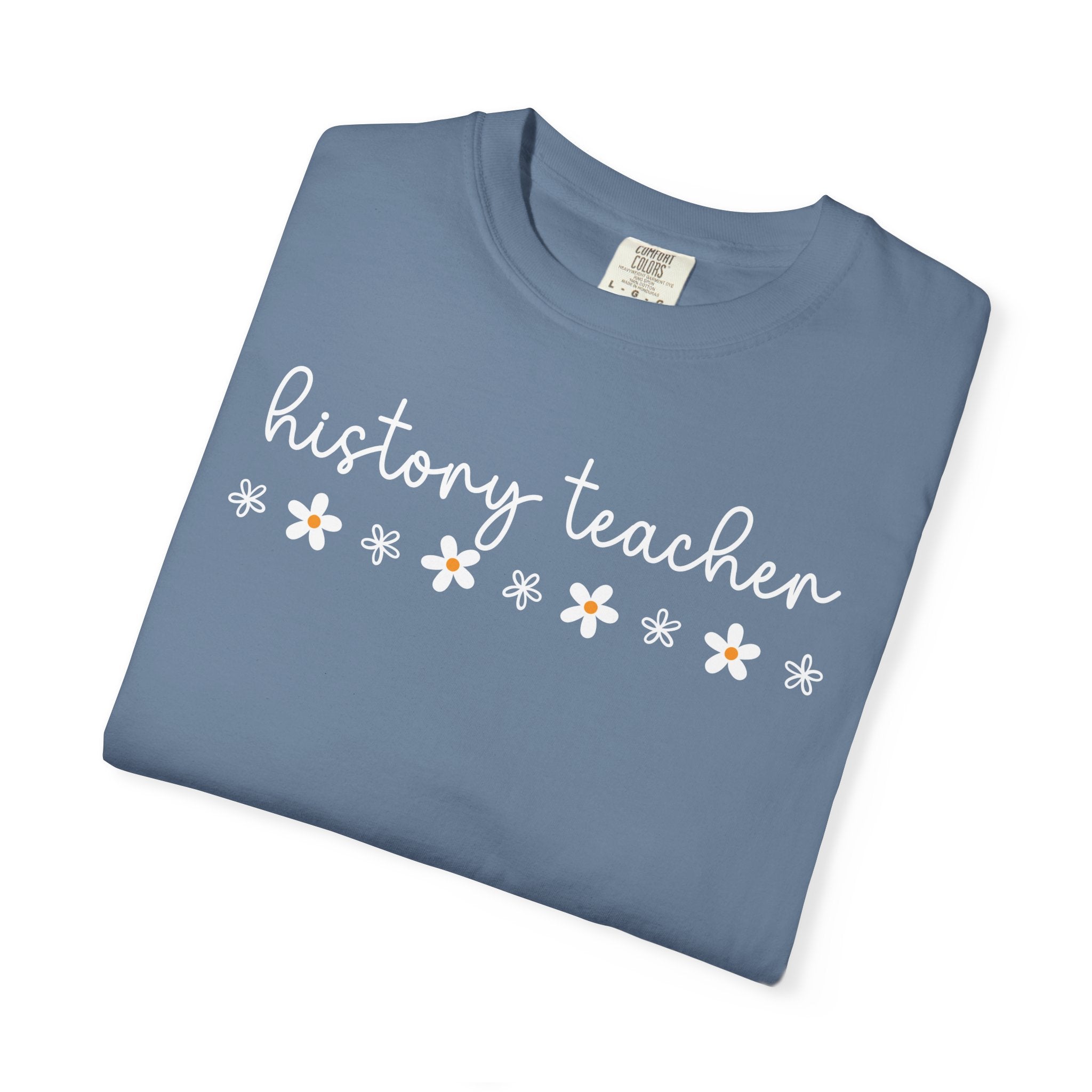 Floral History Teacher T-Shirt