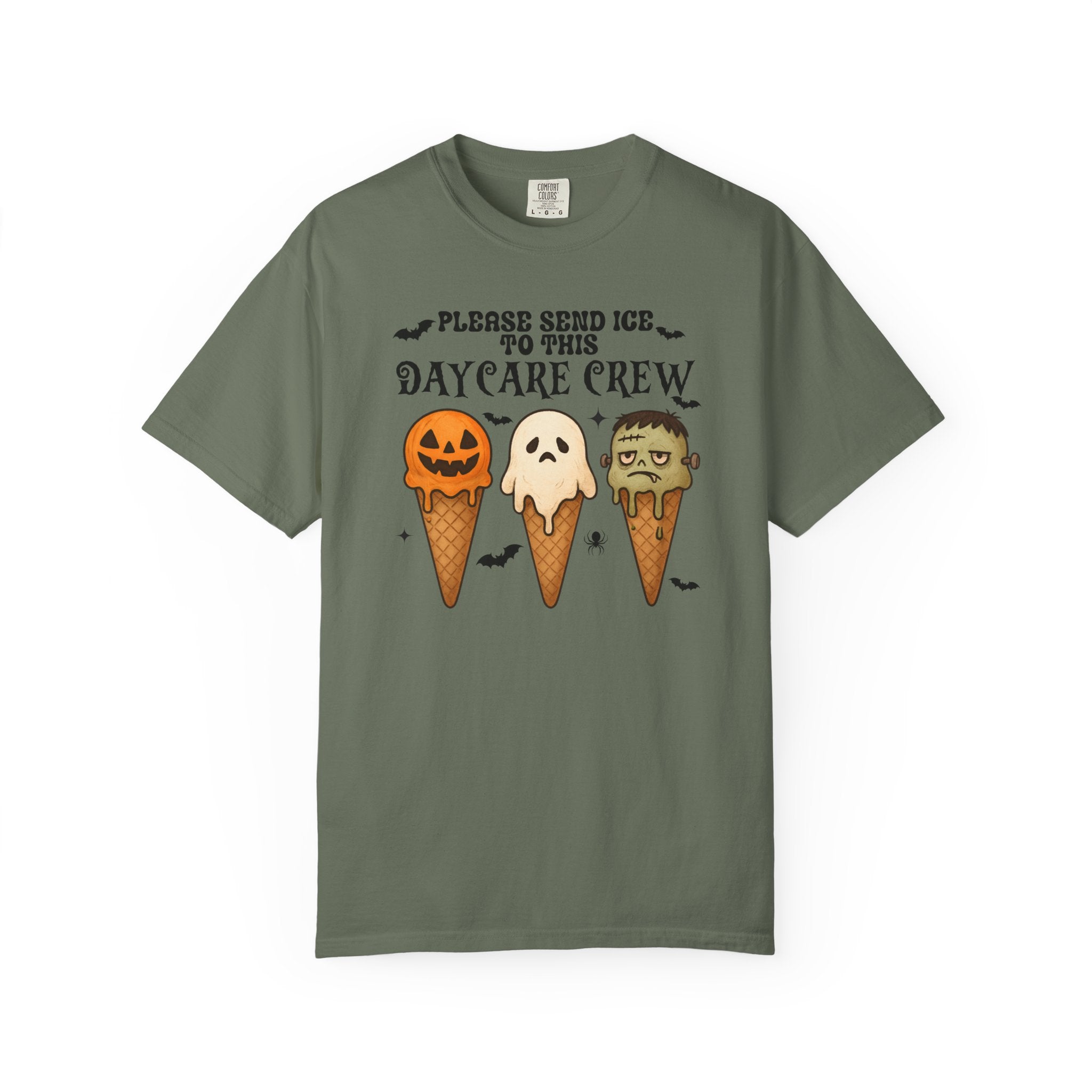 Daycare Teacher Halloween Comfort Colors® Shirt, Early Childhood Education Teacher Shirts, Childcare Director Provider Shirt Nursery Teacher