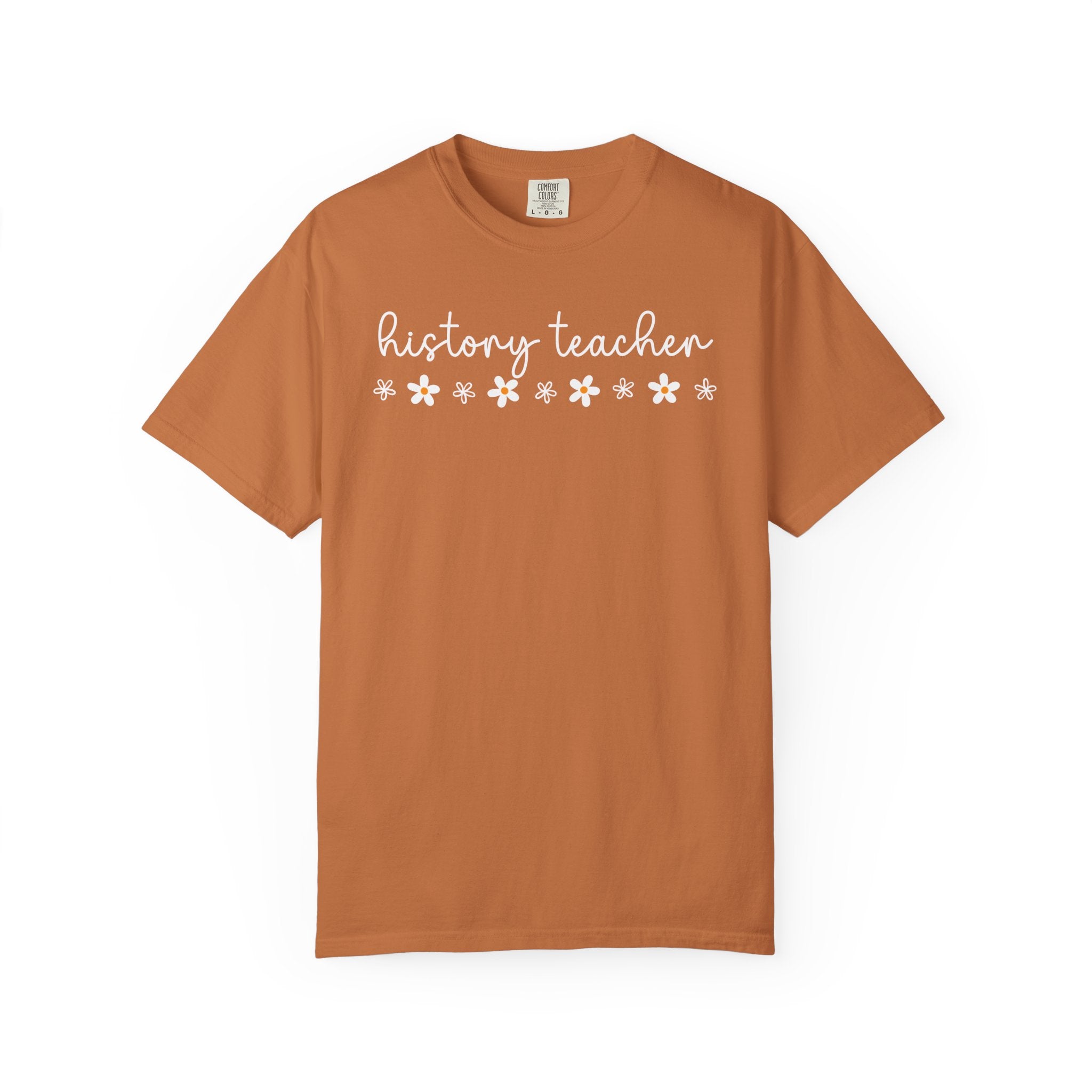 Floral History Teacher T-Shirt
