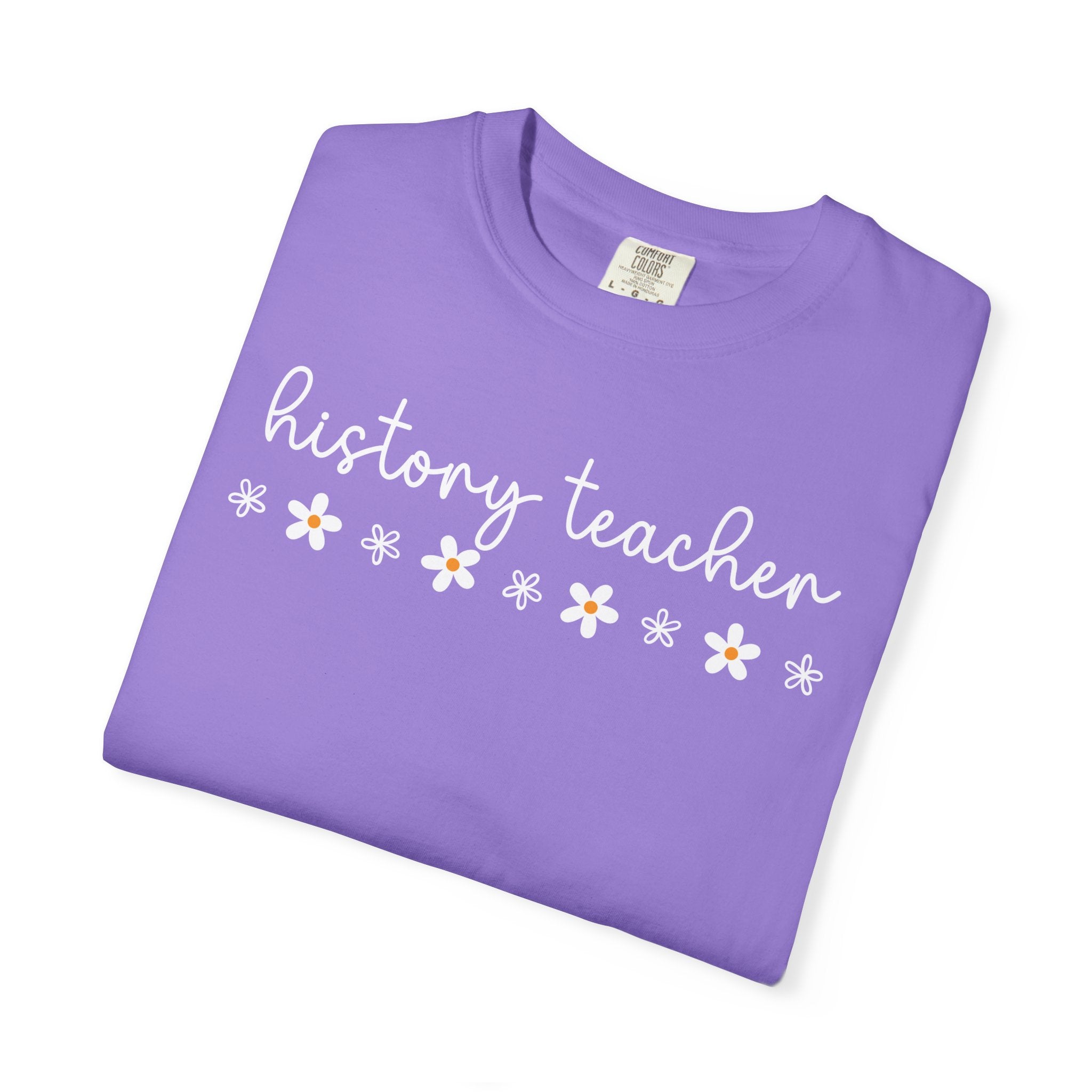 Floral History Teacher T-Shirt