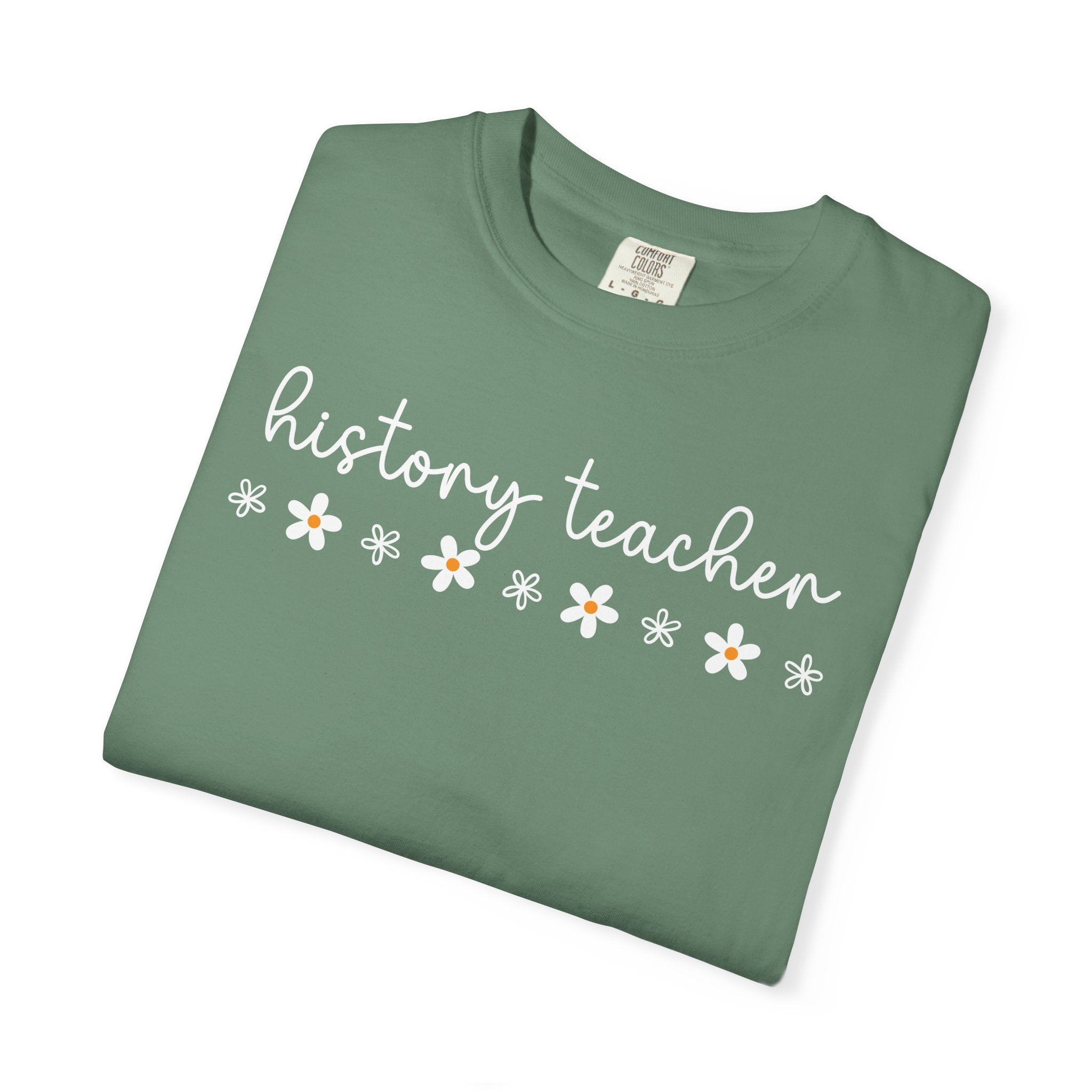 Floral History Teacher T-Shirt