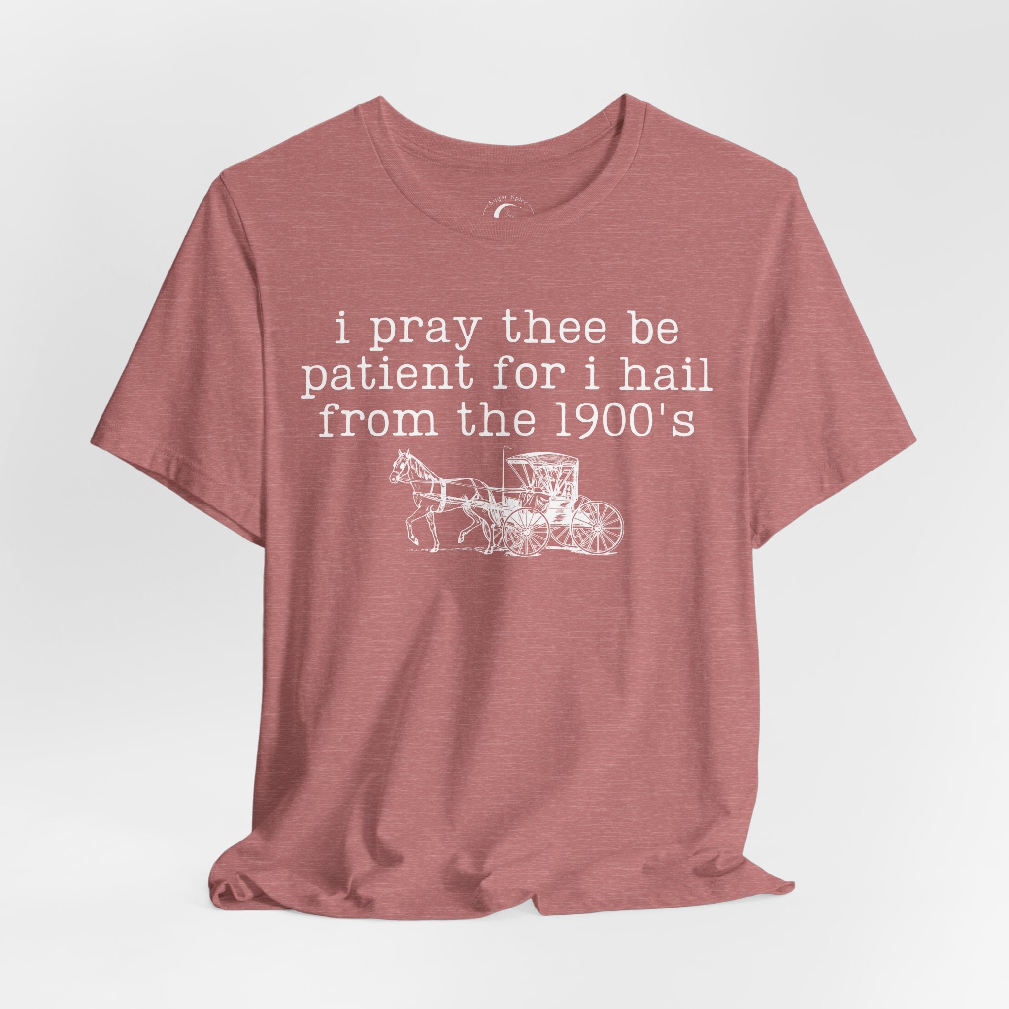 I Pray Thee Be Patient I Hail From the 1900s Shirt – Vintage History Teacher Tee