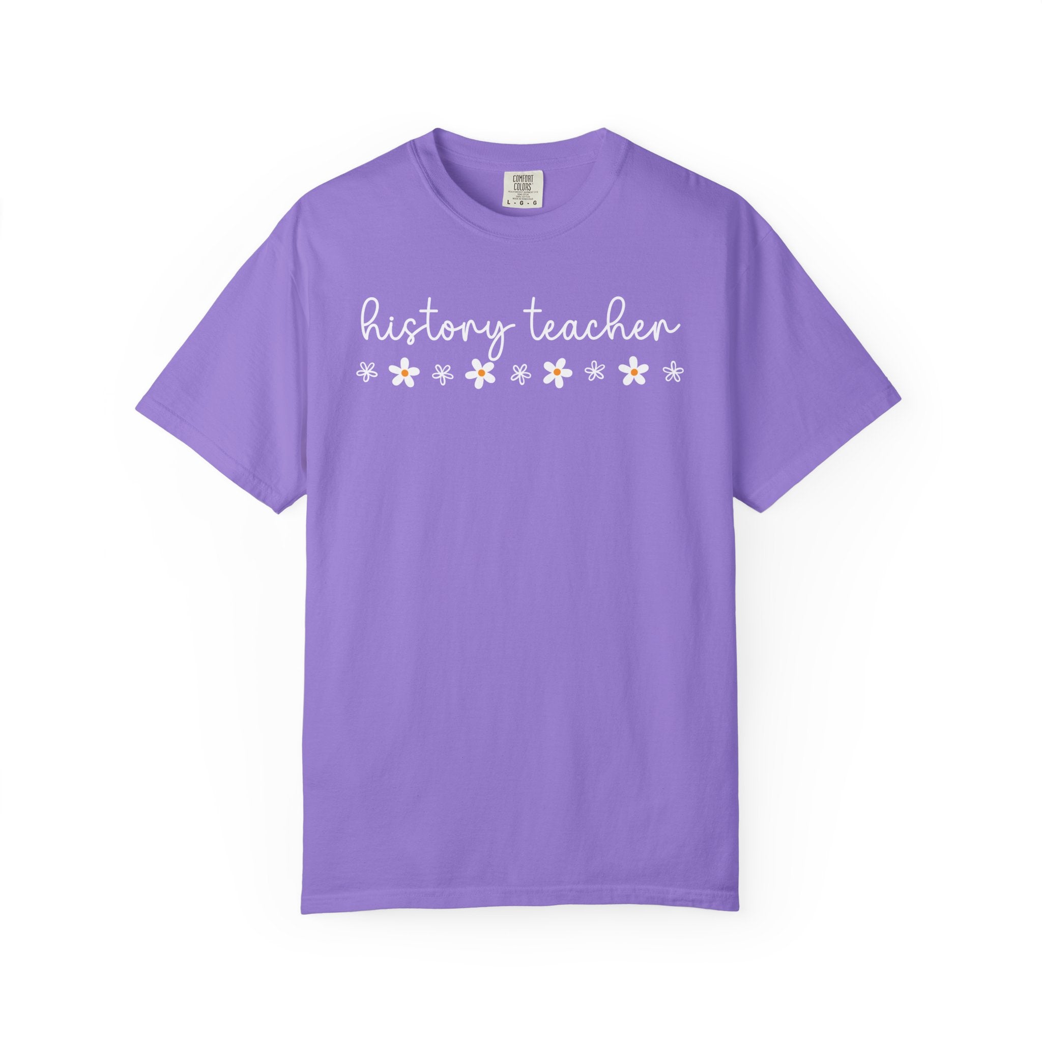 Floral History Teacher T-Shirt