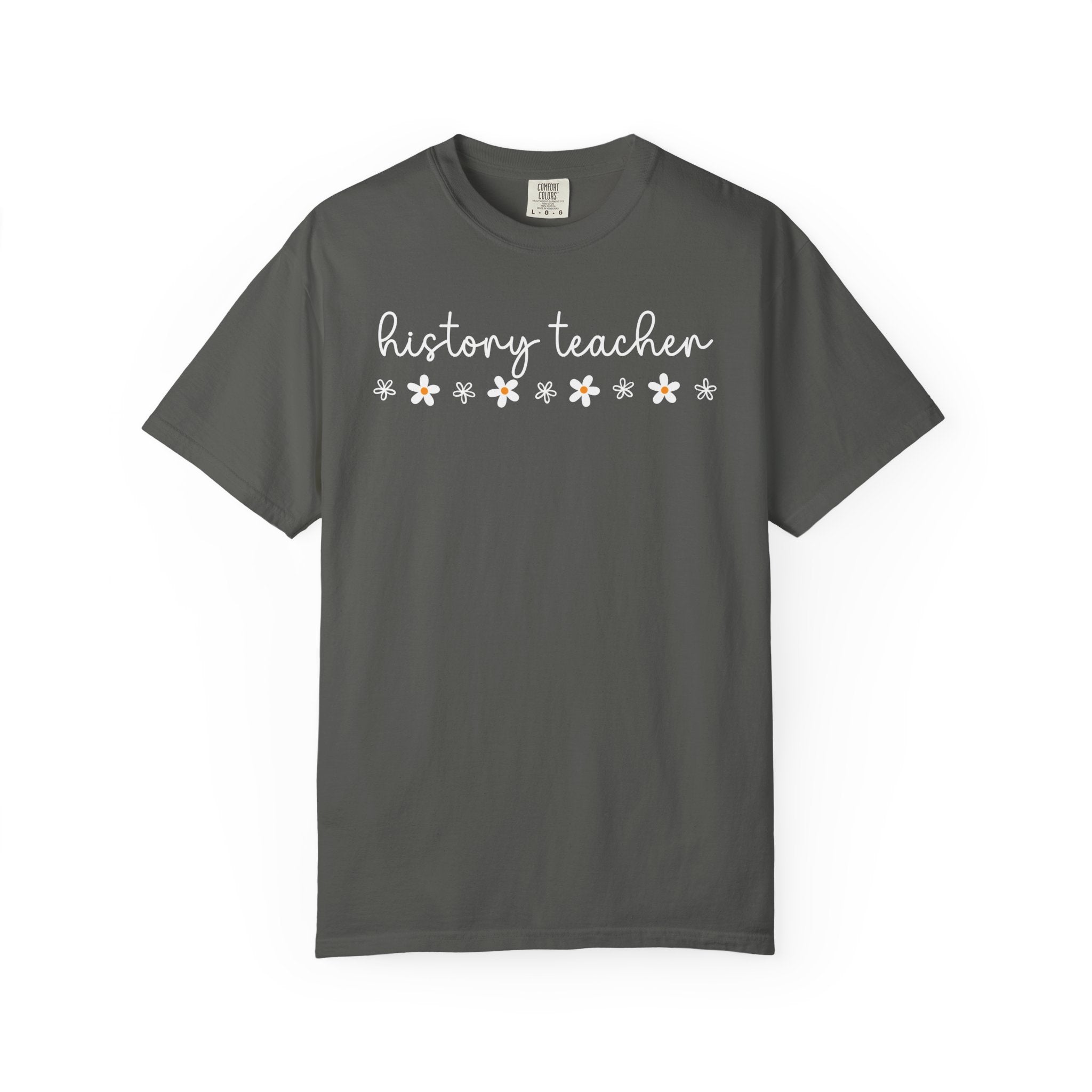 Floral History Teacher T-Shirt