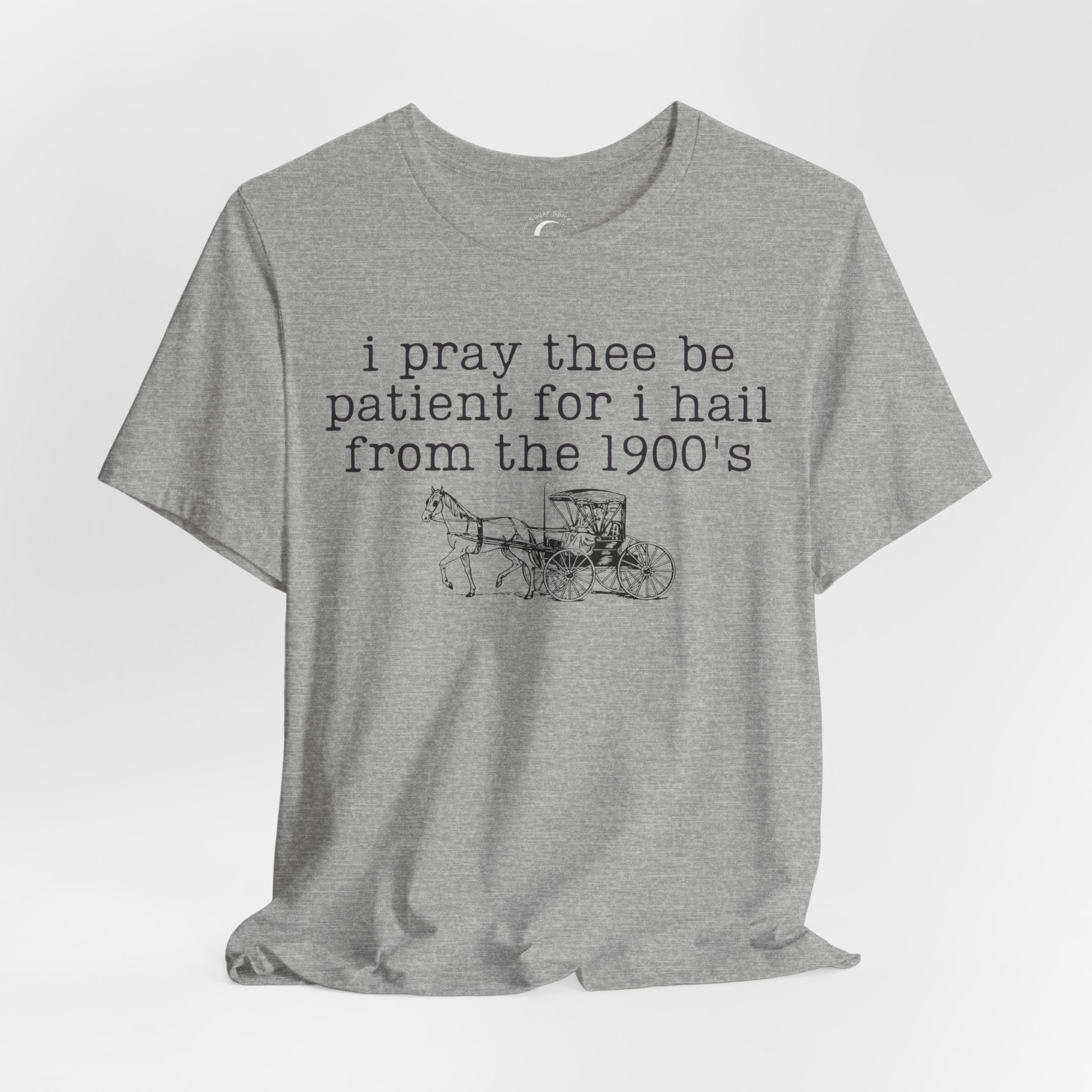 I Pray Thee Be Patient I Hail From the 1900s Shirt – Vintage History Teacher Tee