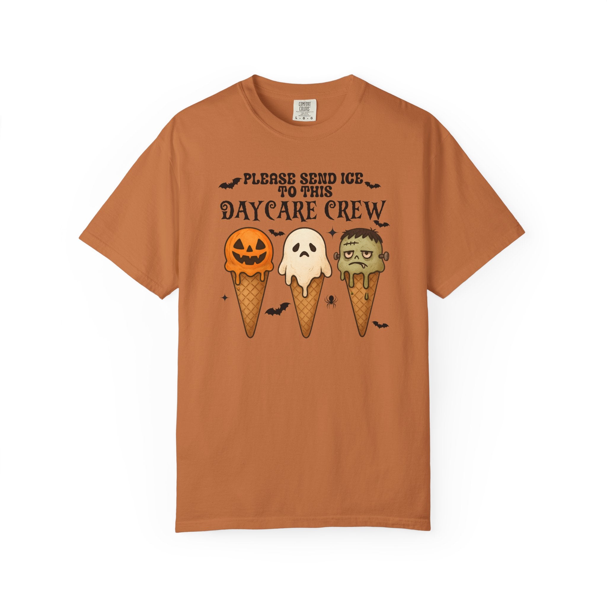 Daycare Teacher Halloween Comfort Colors® Shirt, Early Childhood Education Teacher Shirts, Childcare Director Provider Shirt Nursery Teacher