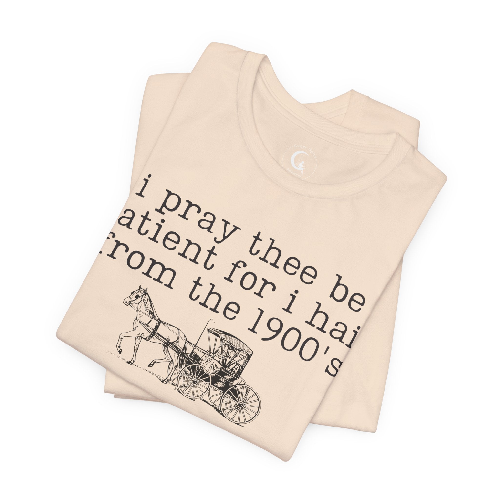 I Pray Thee Be Patient I Hail From the 1900s Shirt – Vintage History Teacher Tee