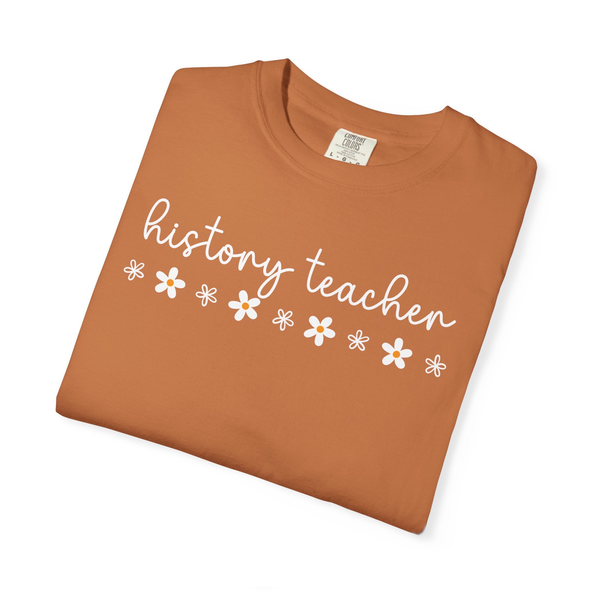 Floral History Teacher T-Shirt