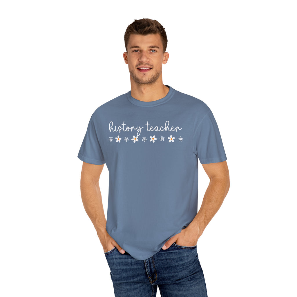 Floral History Teacher T-Shirt