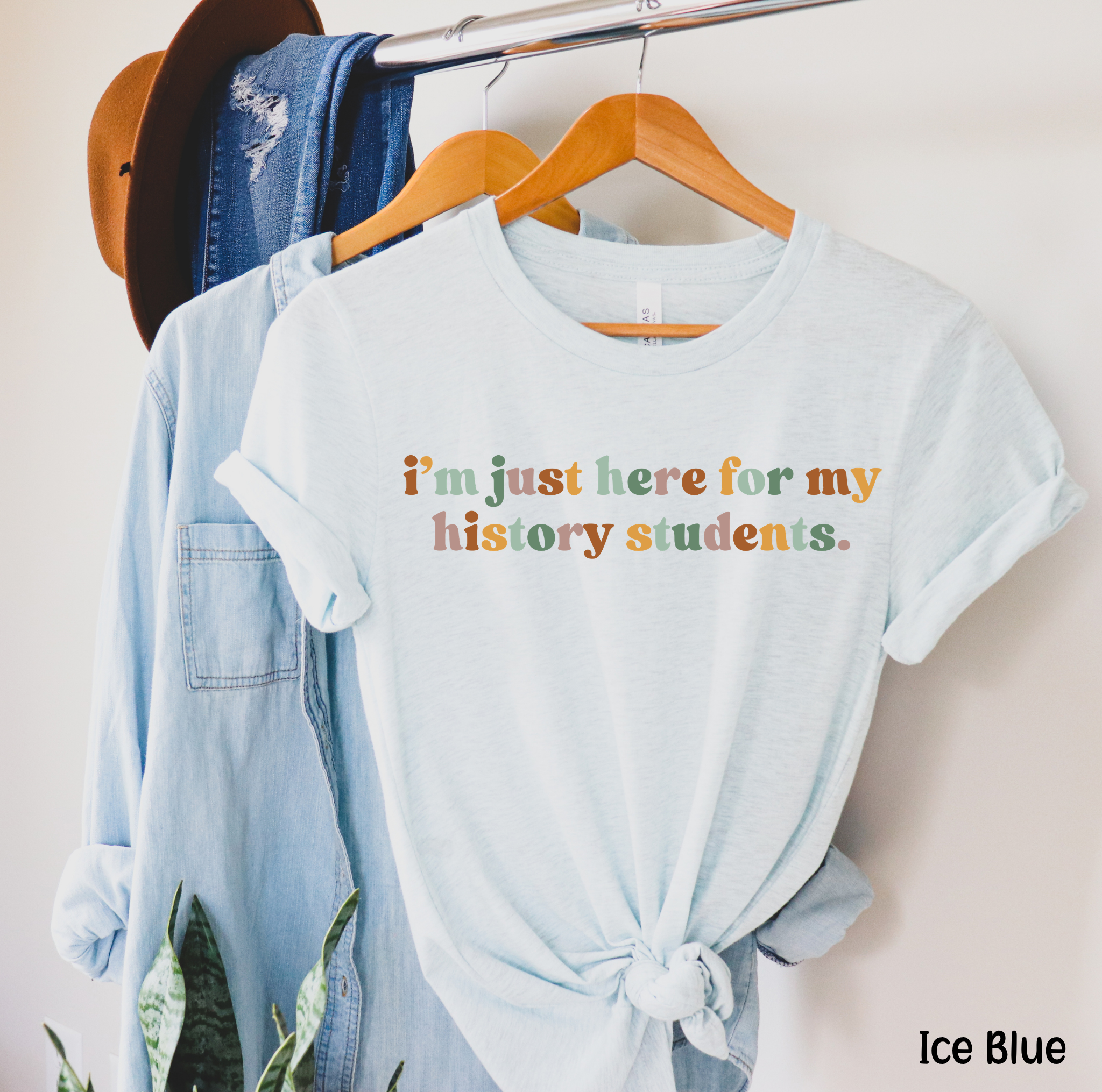 I’m Just Here for My History Students Shirt – Retro History Teacher Tee