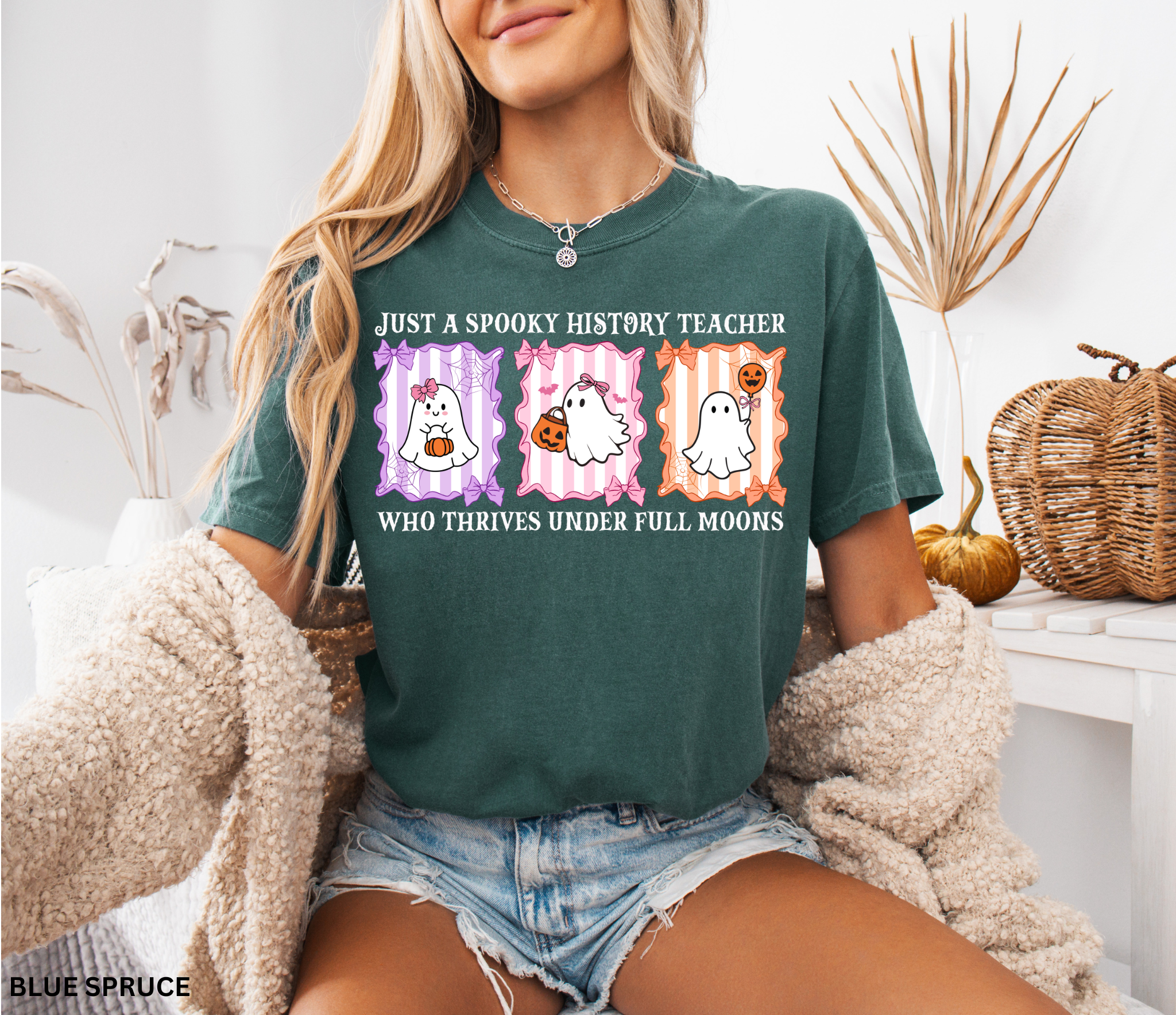 Coquette Halloween History Teacher Shirt