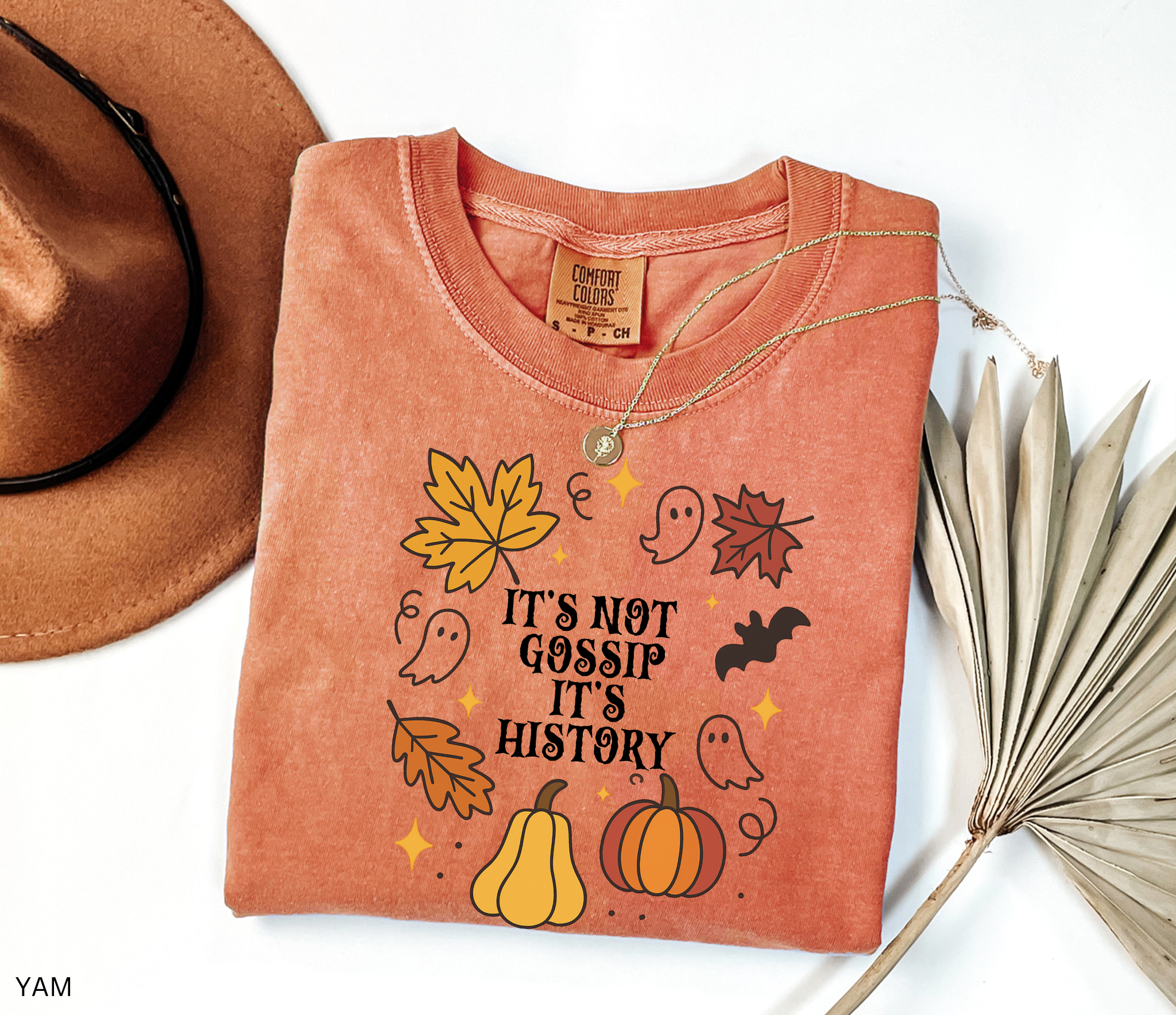 Halloween History Teacher Shirt – Fall Pumpkins & Ghosts Design for Professors