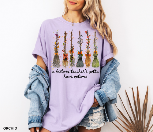 A History Teacher's Gotta Have Options T-Shirt