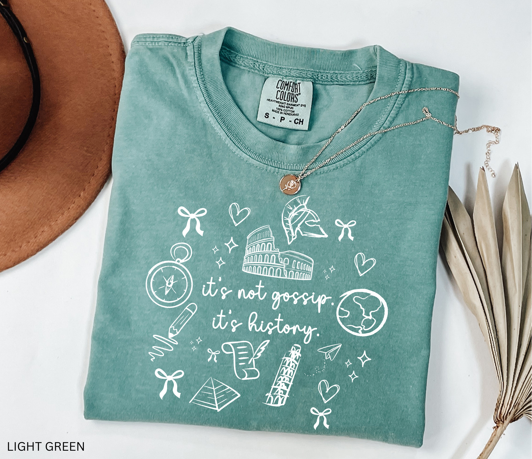 Funny history and social studies teacher shirt printed on a Comfort Colors® tee. Perfect classroom shirt or teacher appreciation gift