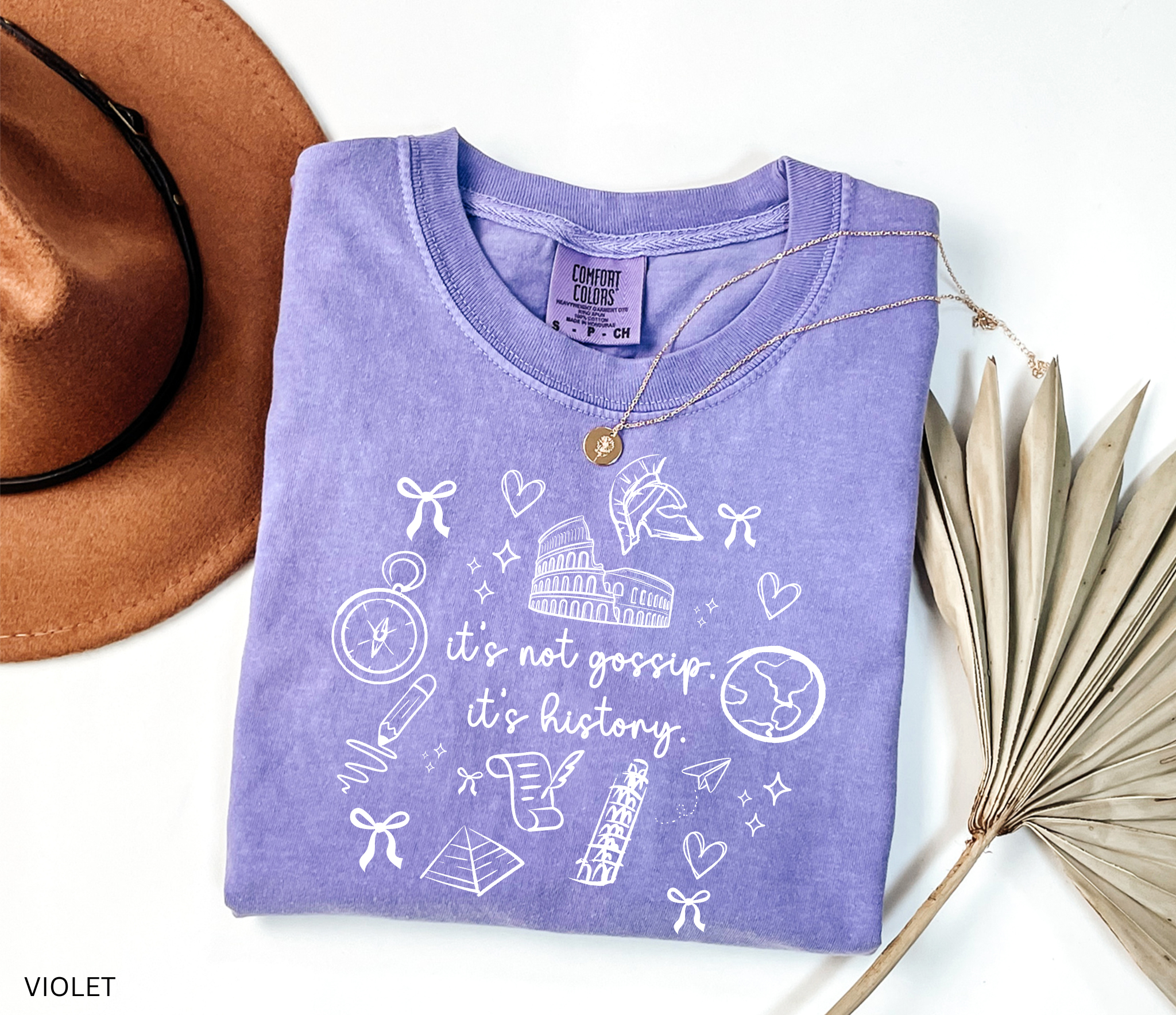 Funny history and social studies teacher shirt printed on a Comfort Colors® tee. Perfect classroom shirt or teacher appreciation gift