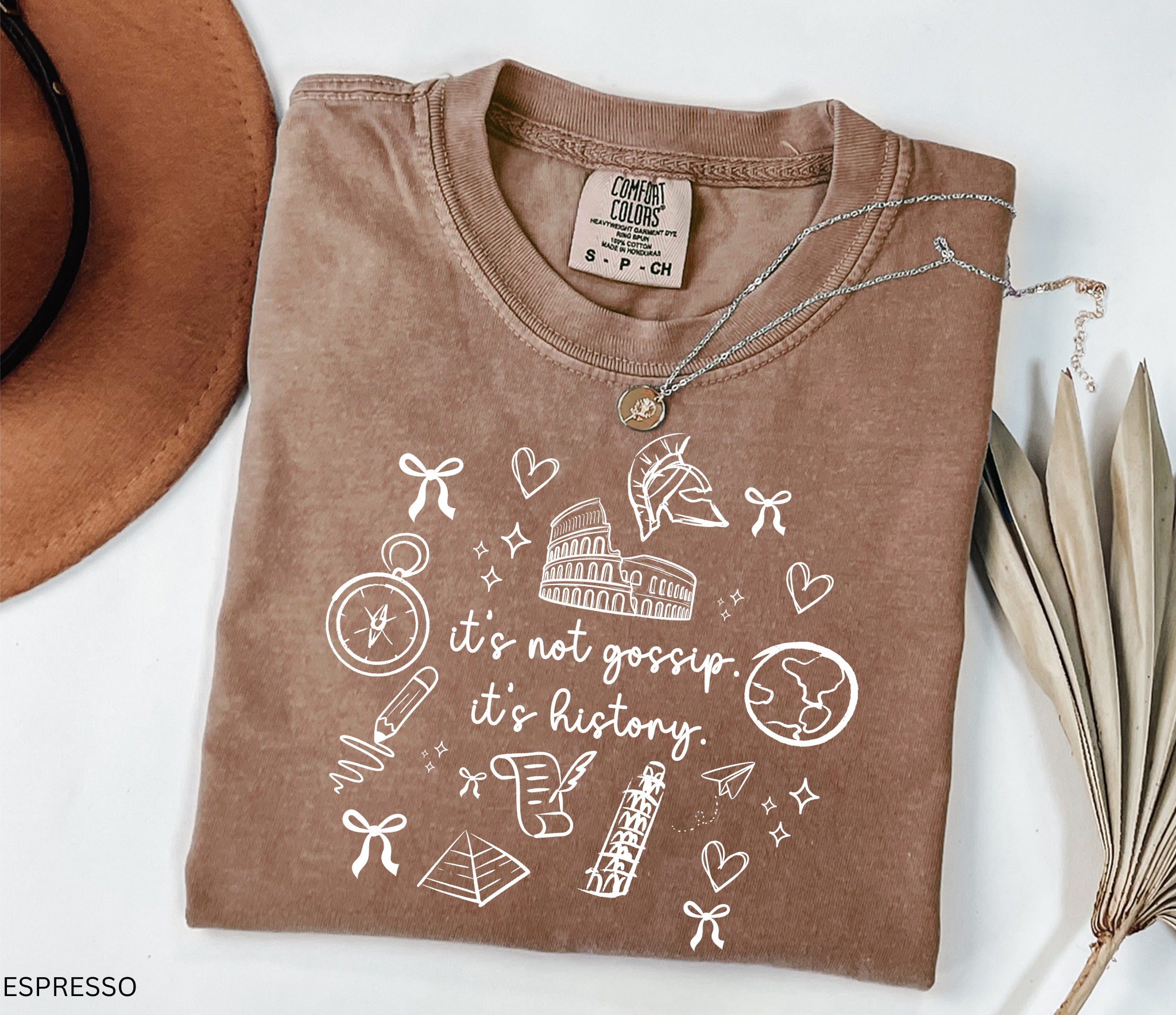 Funny history and social studies teacher shirt printed on a Comfort Colors® tee. Perfect classroom shirt or teacher appreciation gift