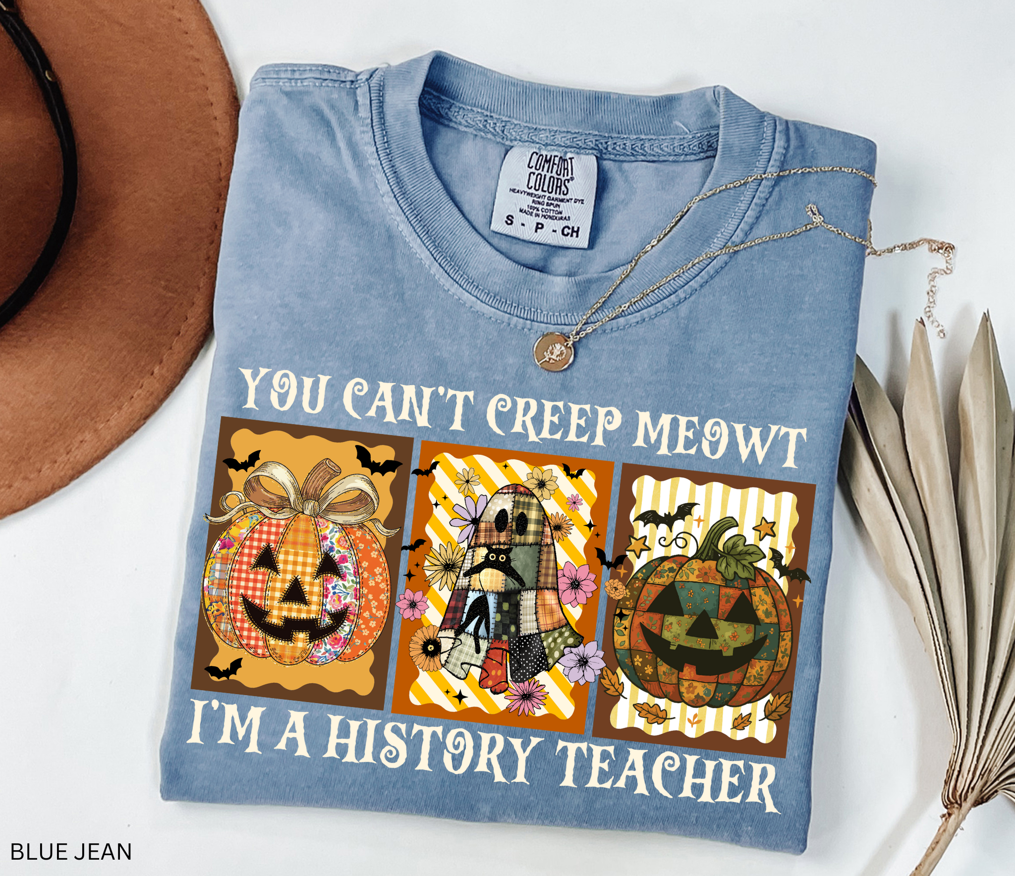 You Can't Creep Meowt I'm A History Teacher T-Shirt