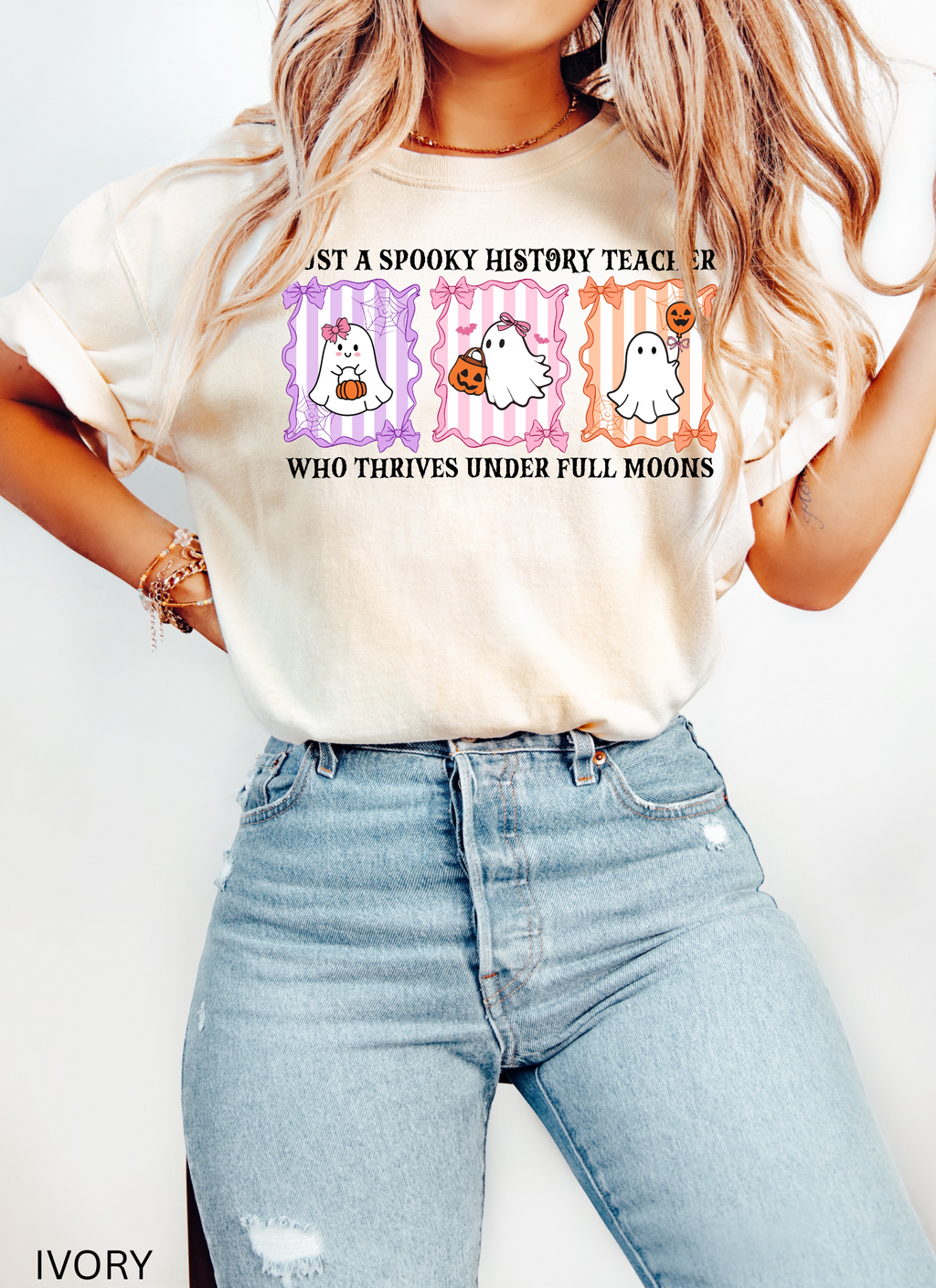 Coquette Halloween History Teacher Shirt