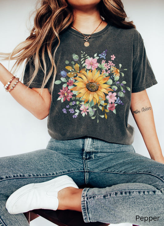 Boho Sunflower T-Shirt