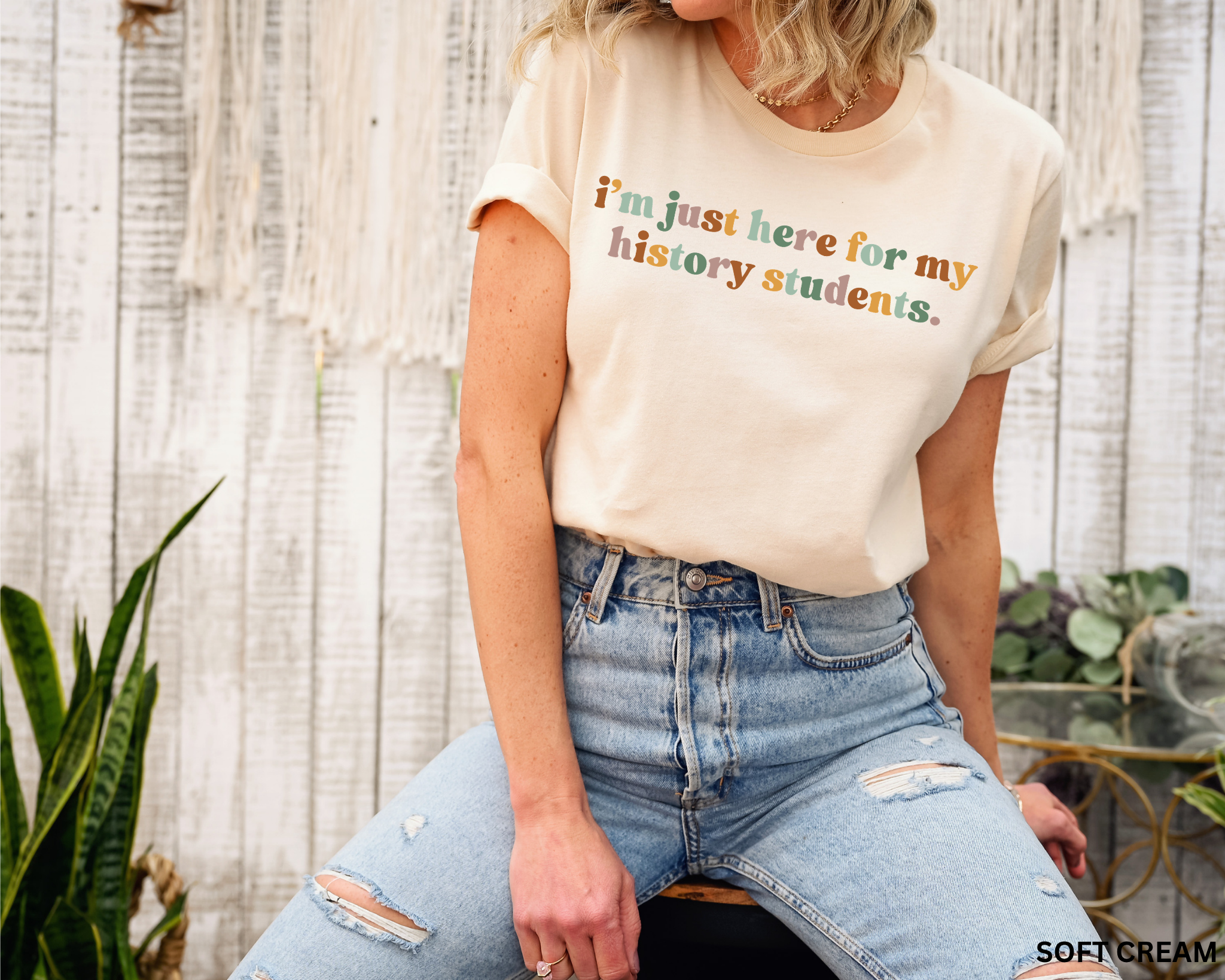 I’m Just Here for My History Students Shirt – Retro History Teacher Tee