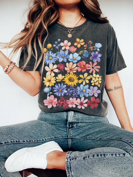 Line of Flowers T-Shirt
